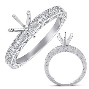 White Gold Engagement Ring