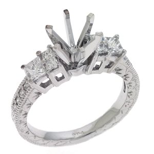 White Gold Engagement Ring
