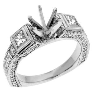 White Gold Engagement Ring