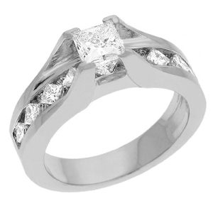 White Gold Engagement Ring