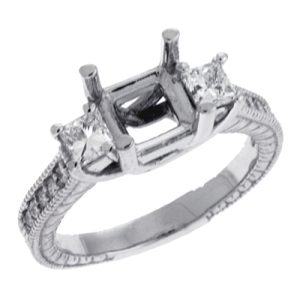 White Gold Engagement Ring