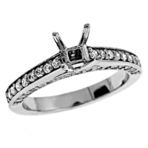White Gold Engagement Ring