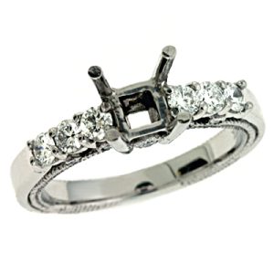 White Gold Engagement Ring