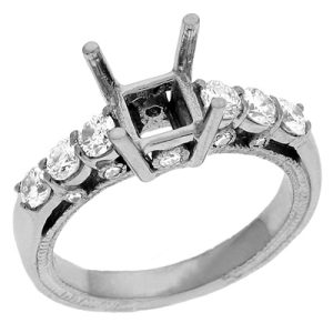 White Gold Engagement Ring