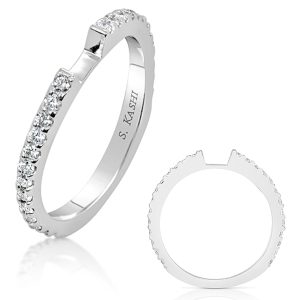 White Gold Matching Wedding Band