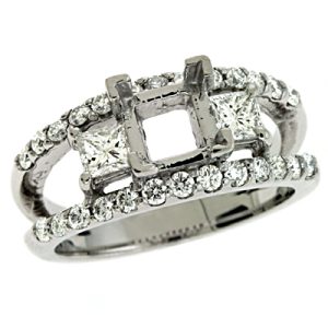 White Gold Engagement Ring
