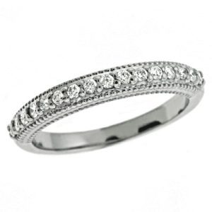 White Gold Matching Band
