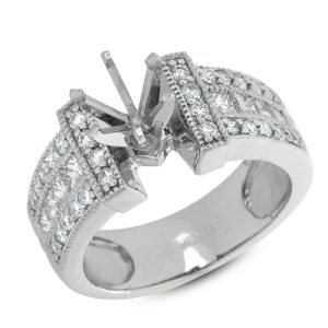 White Gold Engagement Ring