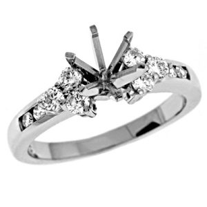 White Gold Engagement Ring