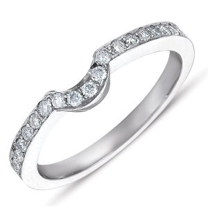 White Gold Matching Band