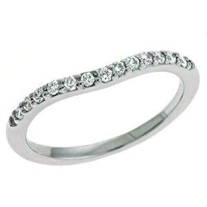 White Gold Matching Band