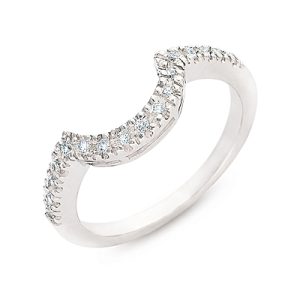 White Gold Matching Band