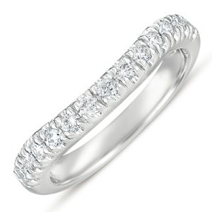 White Gold Matching Band