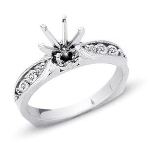 White Gold Engagement Ring