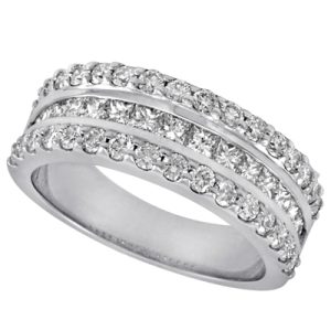 White Gold Diamond Band