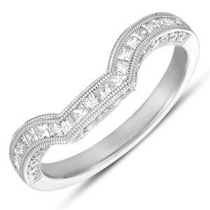 White Gold Matching Band