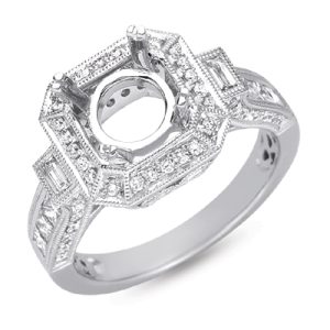 White Gold Engagement Ring