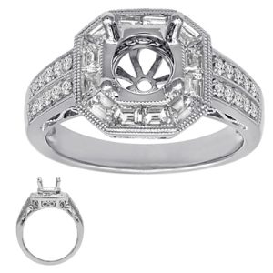White Gold Engagement Ring