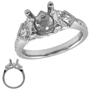 White Gold Engagement Ring