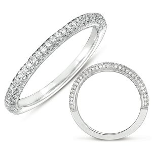 White Gold Wedding Band