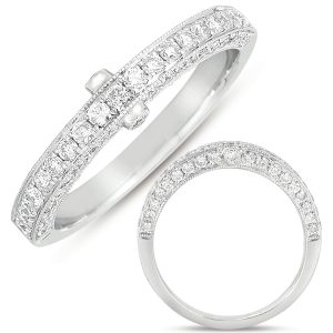 White Gold Matching Band