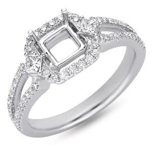 White Gold Engagement Ring