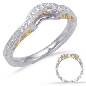 Yellow & White Gold Matching Band