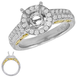White Gold Engagement Ring