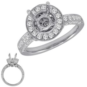 White Gold Engagement Ring