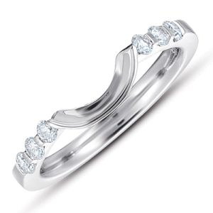White Gold Matching Band