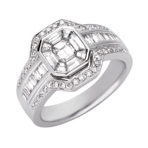 White Gold Diamond Ring