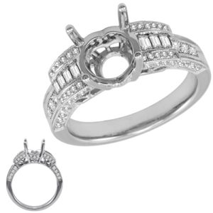 White Gold Engagement Ring