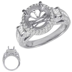 White Gold Engagement Ring