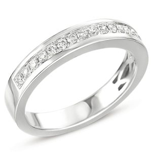 White Gold Matching Band