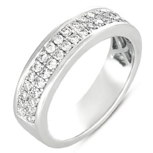 White Gold Matching Band