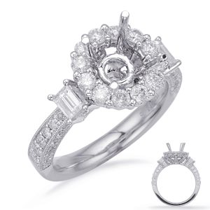 White Gold Engagement Ring