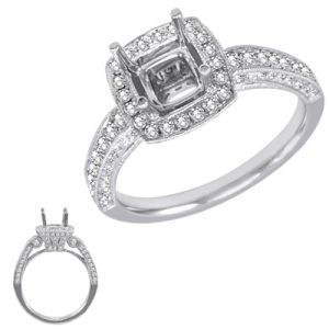 White Gold Engagement Ring