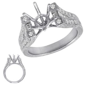 White Gold Engagement Ring