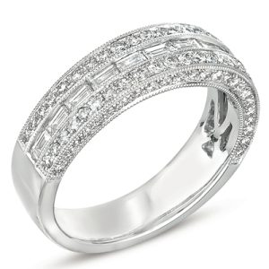 White Gold Matching Band