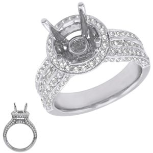 White Gold Engagement Ring