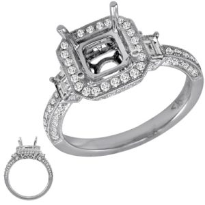White Gold Engagement Ring