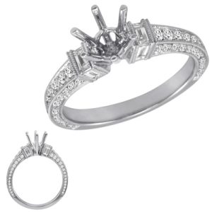 White Gold Engagement Ring