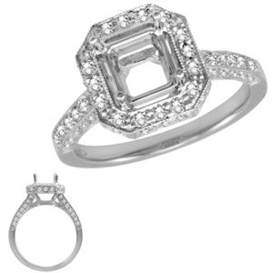 White Gold Engagement Ring