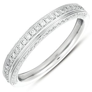 White Gold Matching Band