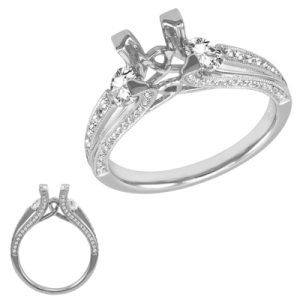 White Gold Engagement Ring