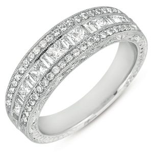 White Gold Matching Band