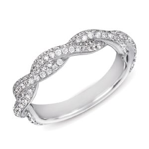 White Gold Matching Band