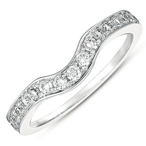 White Gold Matching Band