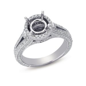 White Gold Engagement Ring