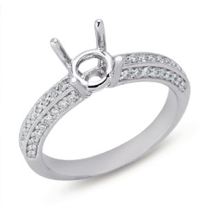 Palladium Engagement Ring